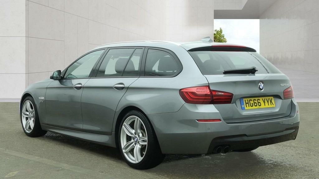 BMW 5 Series 525D M Sport Step Pro Media Leather HG66YYK Grey #2
