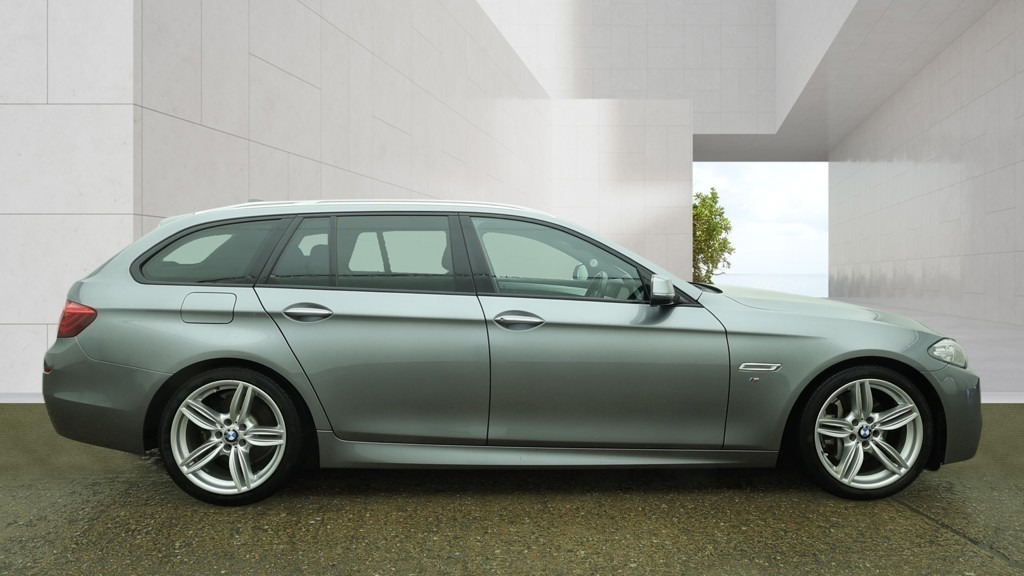 BMW 5 Series 525D M Sport Step Pro Media Leather HG66YYK Grey #5