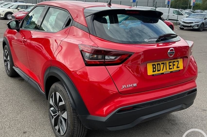 Nissan Juke 1.0 Dig-t 114 Acenta Camera Ulez Dab BD71EFZ Red #2