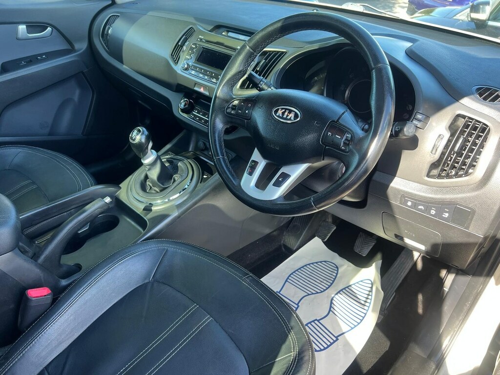Kia Sportage 1.7 Crdi Isg 3 Sunroof Leather 10 Servi Silver #3