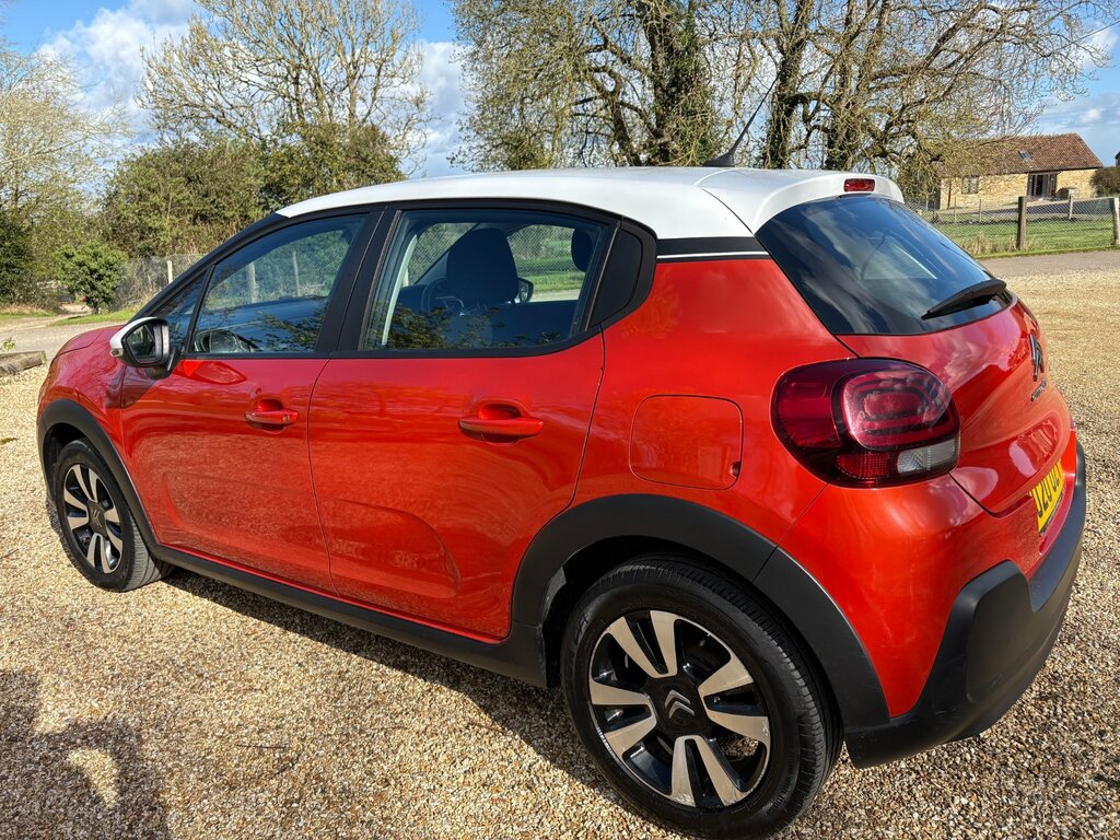 Citroen C3 1.2 Puretech Feel Hatchback Euro WU20UZY Orange #4