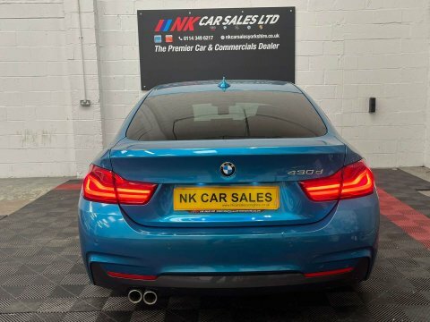 BMW 4 Series Gran Coupe 3.0 430D Gran RF68SDY Blue #5