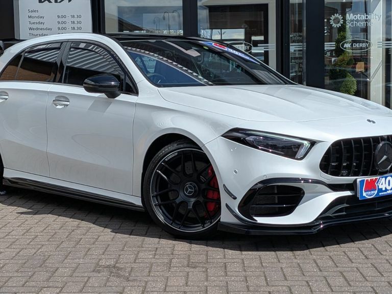 Mercedes-Benz A Class A45 S 4Matic Plus White #2