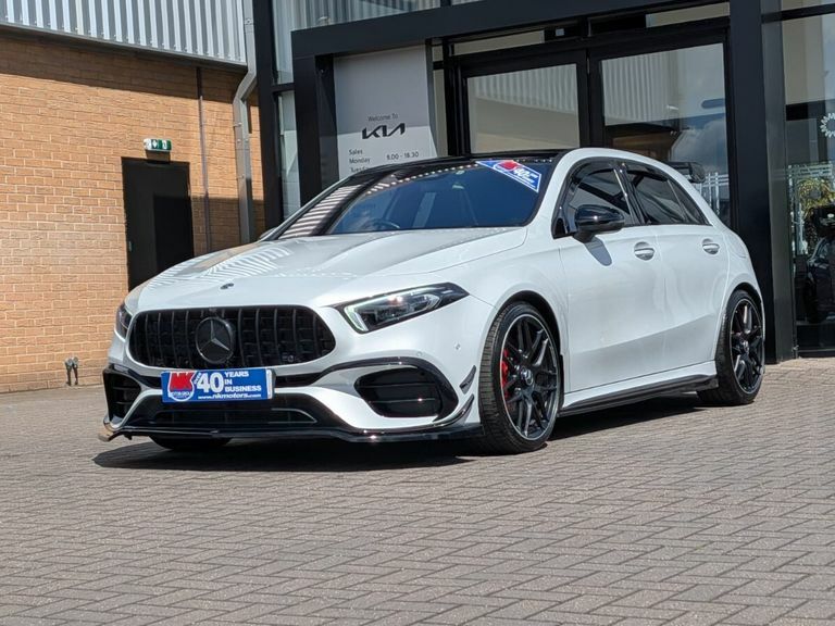 Mercedes-Benz A Class A45 S 4Matic Plus White #3