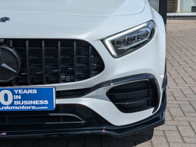 Mercedes-Benz A Class A45 S 4Matic Plus White #5