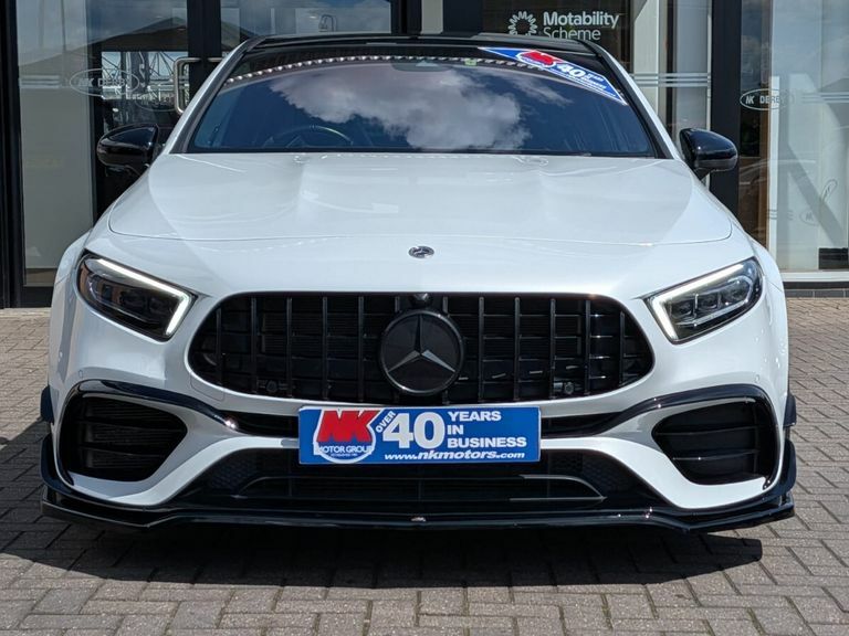 Mercedes-Benz A Class A45 S 4Matic Plus White #4