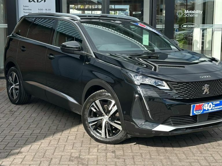 Peugeot 5008 1.5 Bluehdi Gt Eat8 SA23CLO Black #2
