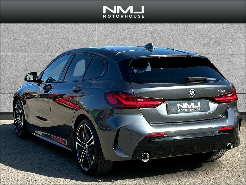 BMW 1 Series 2019 2.0 118D M Sport Euro 6 Ss Grey #4