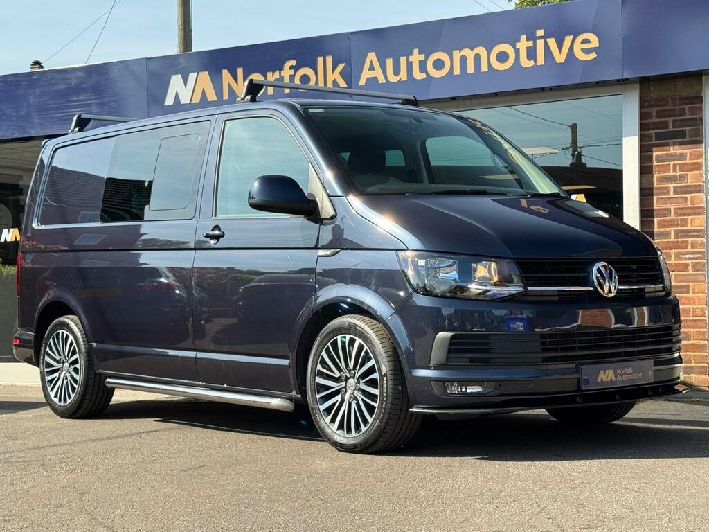 Volkswagen Transporter 2.0 Tdi T30 Bluemotion Tech Highline Kombi Dsg Fwd Blue #5