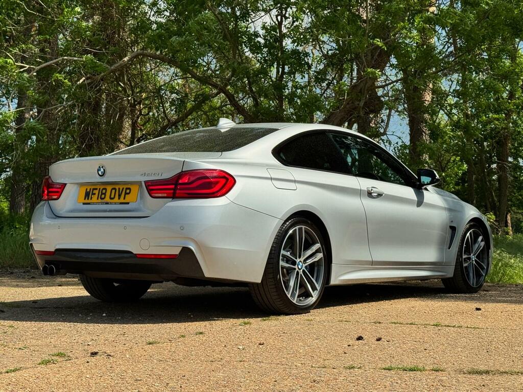 BMW 4 Series 2.0 420I M Sport Euro 6 Ss WF18OVP Silver #2