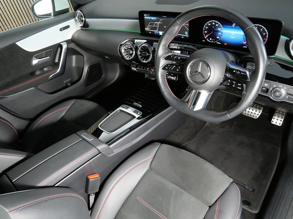 Mercedes-Benz A Class 1.3 A180h Mhev Amg Line Premium Hatchback Pe AO73OHH White #3