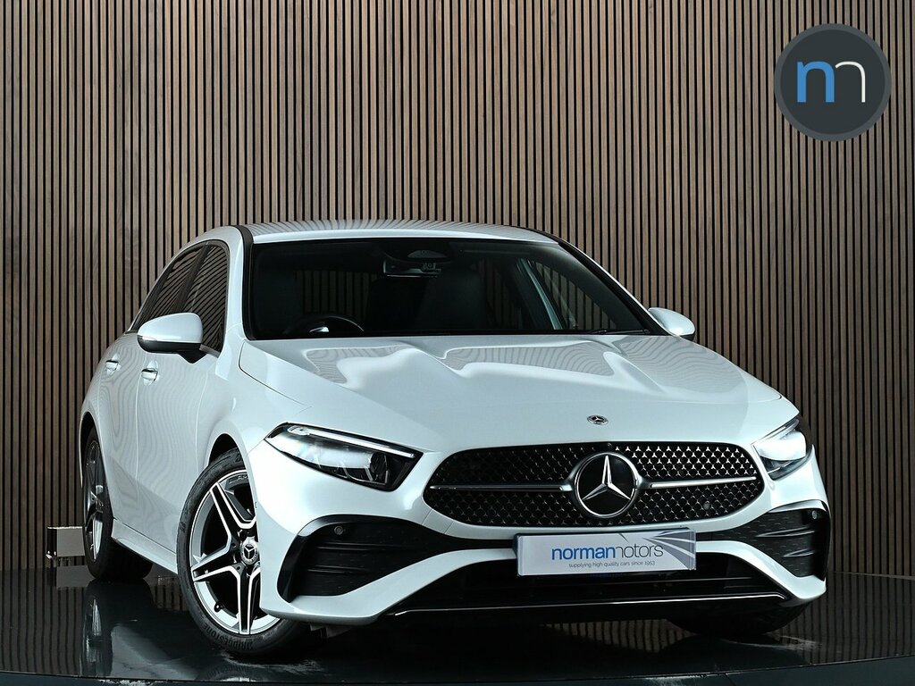 Mercedes-Benz A Class 1.3 A180h Mhev Amg Line Premium Hatchback Pe White
