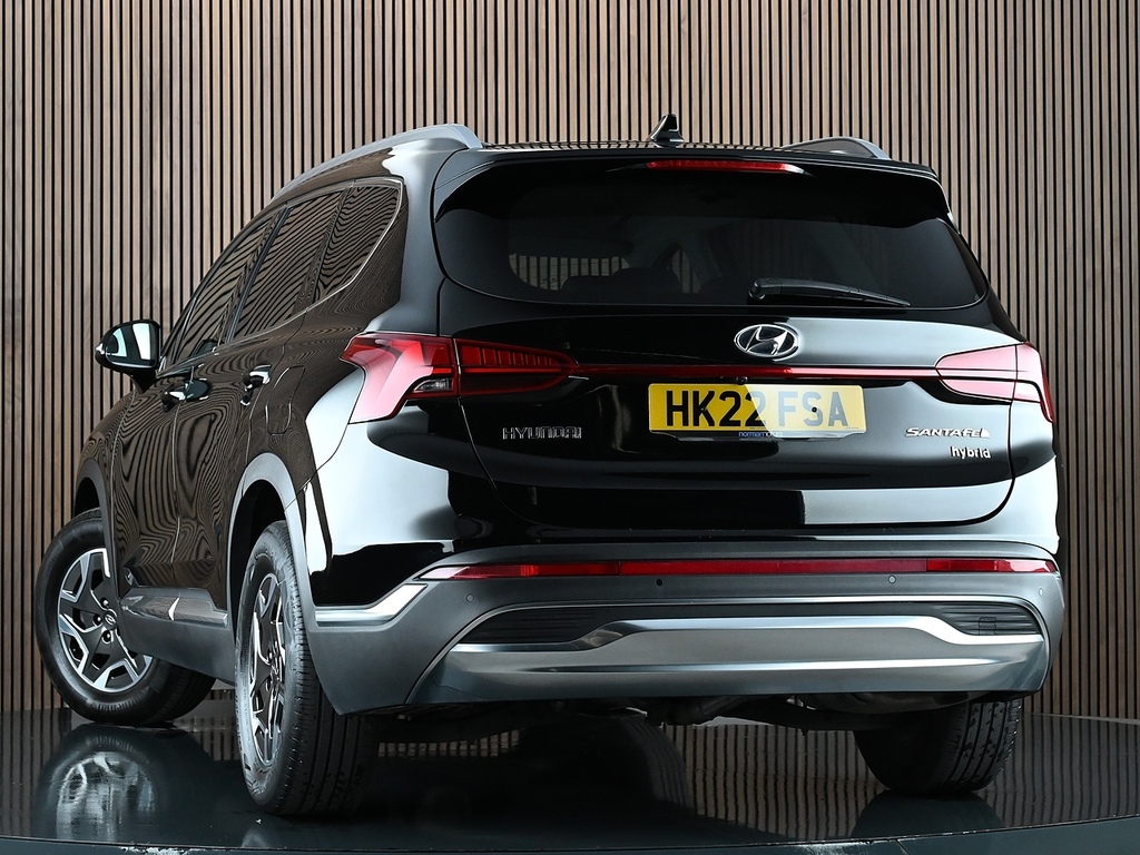 Hyundai Santa Fe 1.6 H T-gdi Premium Suv Hybrid Eur HK22FSA Black #2
