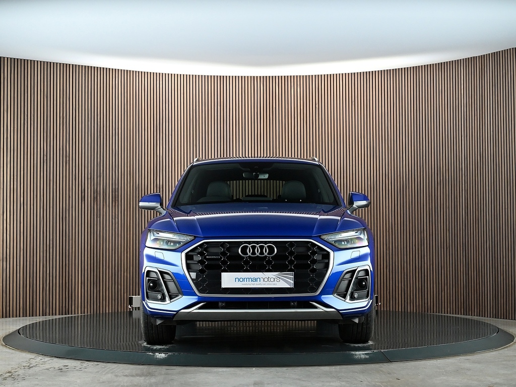 Audi Q5 2.0 Tfsi 45 S Line Suv S Tronic Quattro WN72PDY Blue #5