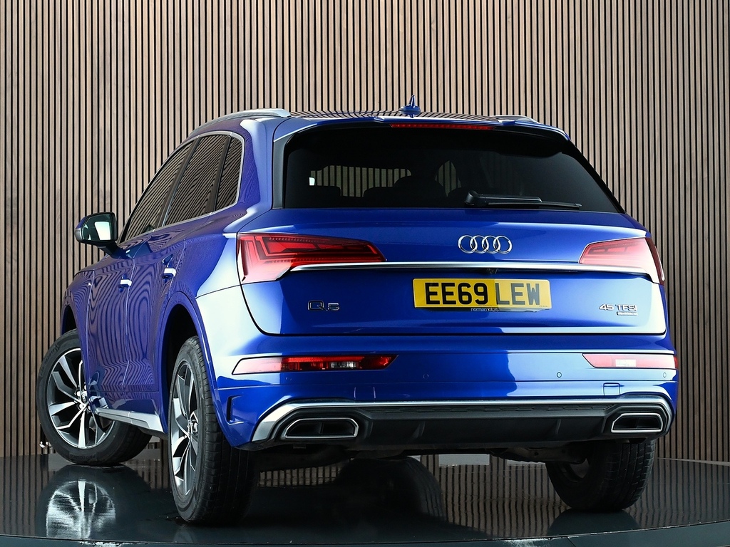 Audi Q5 2.0 Tfsi 45 S Line Suv S Tronic Quattro WN72PDY Blue #2