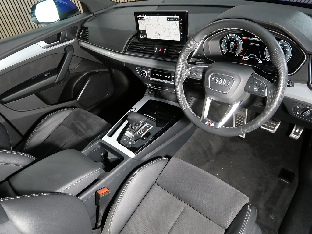 Audi Q5 2.0 Tfsi 45 S Line Suv S Tronic Quattro WN72PDY Blue #3