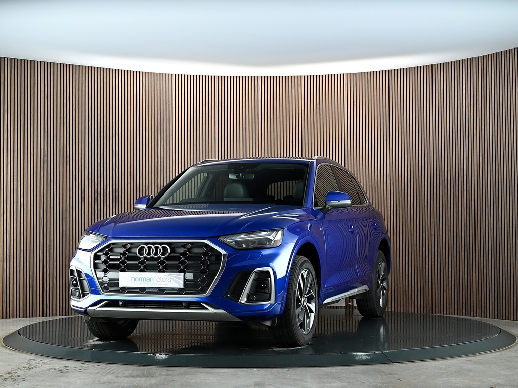 Audi Q5 2.0 Tfsi 45 S Line Suv S Tronic Quattro WN72PDY Blue #6
