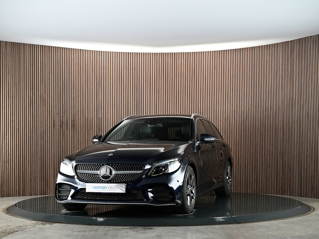 Mercedes-Benz C Class 2.0 C220d Amg Line Premium Estate G-t GN19VZE Blue #6