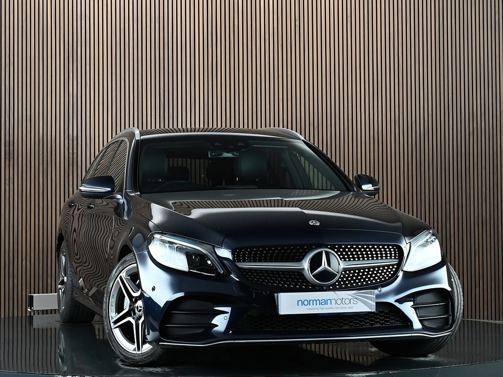 Mercedes-Benz C Class 2.0 C220d Amg Line Premium Estate G-t Blue