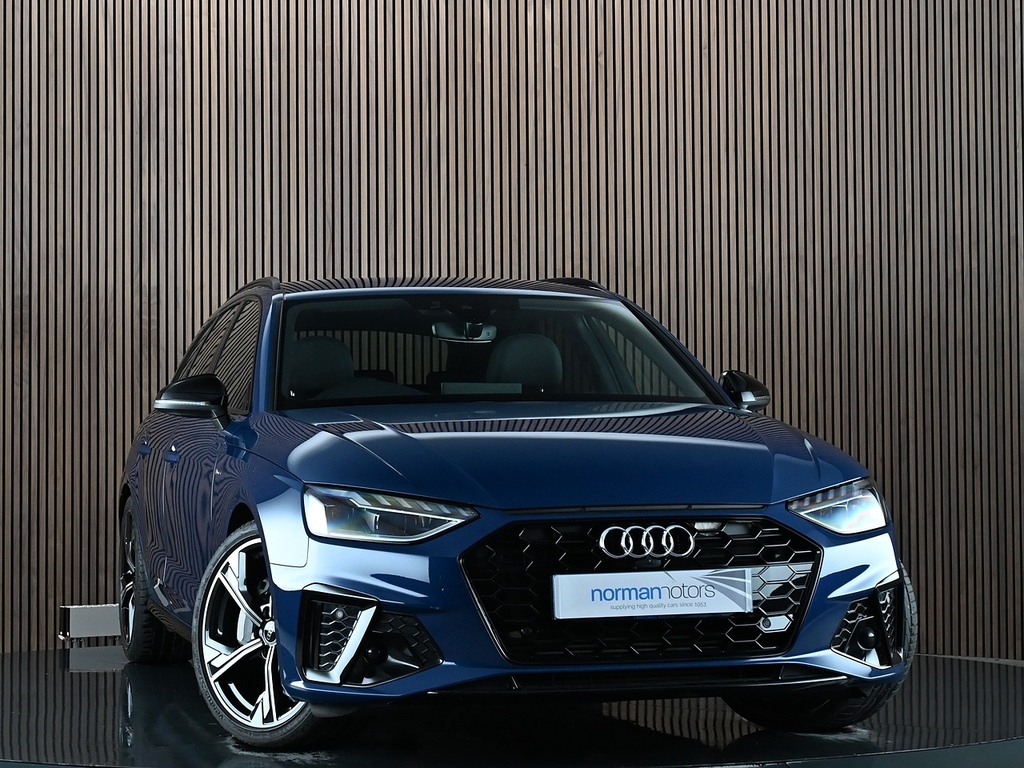 Audi A4 Avant 2.0 Tfsi 40 Black Edition Estate S Tron Blue