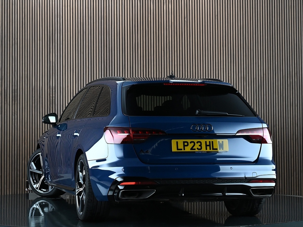 Audi A4 Avant 2.0 Tfsi 40 Black Edition Estate S Tron LP23HLW Blue #2