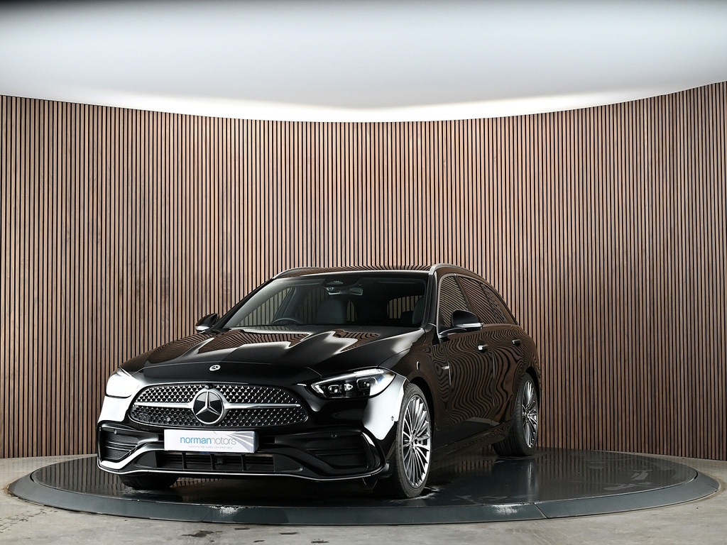 Mercedes-Benz C Class 1.5 C200h Mhev Amg Line Premium Estate Petro Black #6