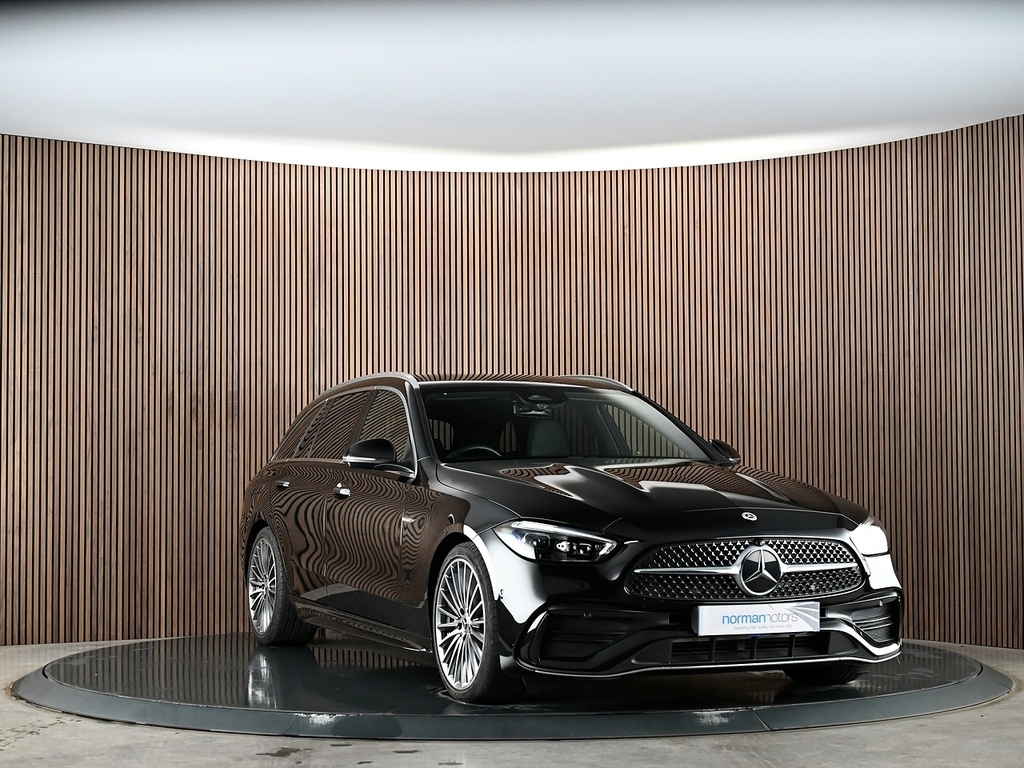 Mercedes-Benz C Class 1.5 C200h Mhev Amg Line Premium Estate Petro Black #4