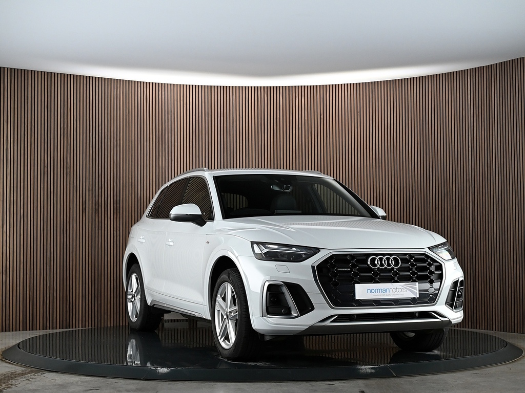 Audi Q5 2.0 Tfsi 45 S Line Suv S Tronic Quattro LT21UGW White #4