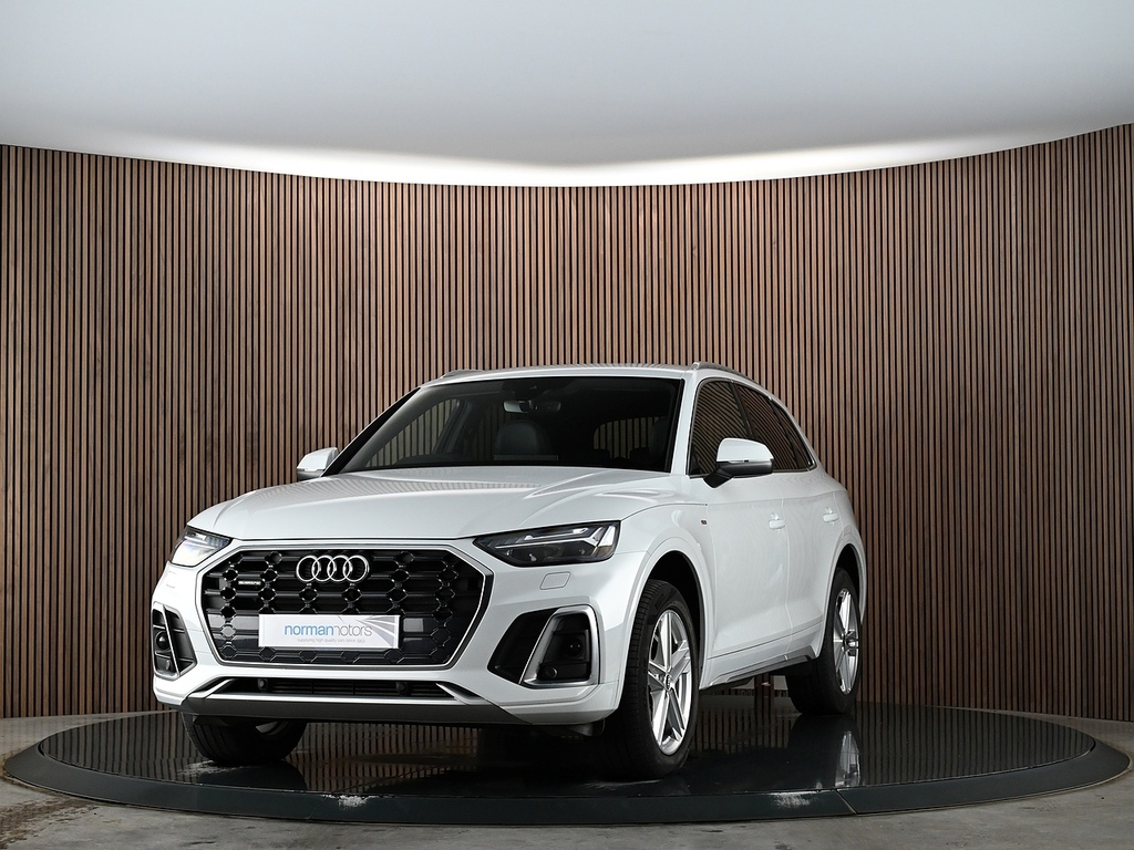 Audi Q5 2.0 Tfsi 45 S Line Suv S Tronic Quattro LT21UGW White #6