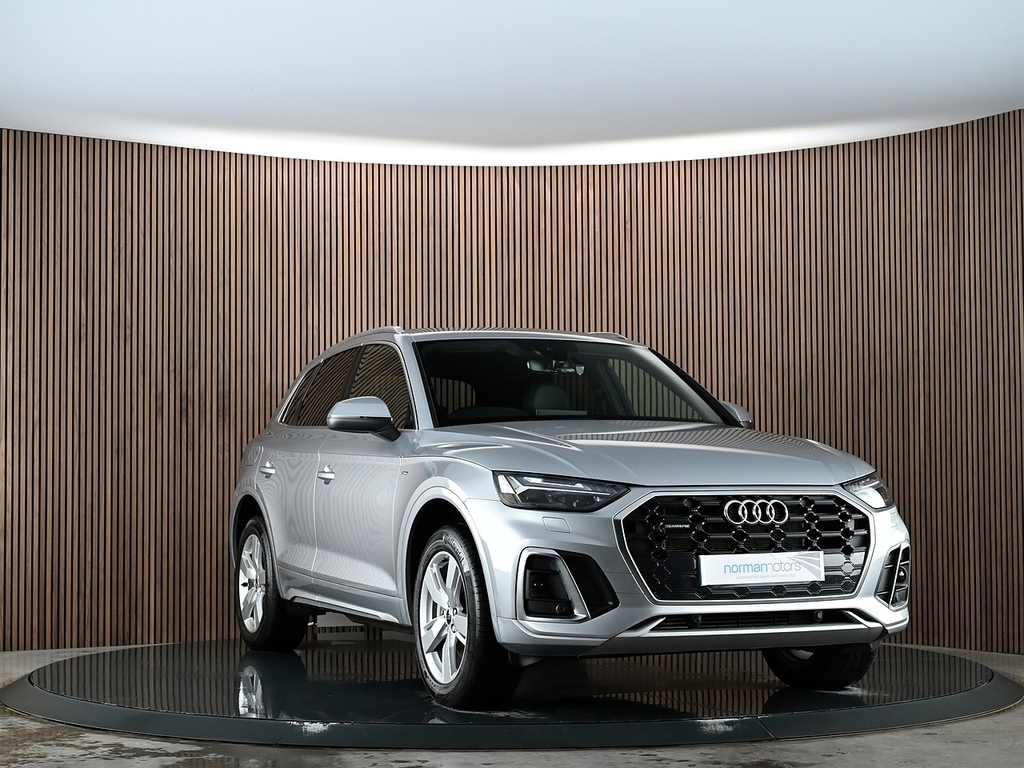 Audi Q5 2.0 Tfsie 50 S Line Suv Plug-in Hybrid RV71WFK Silver #4