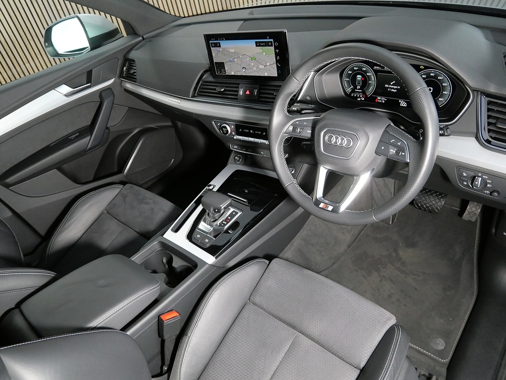 Audi Q5 2.0 Tfsie 50 S Line Suv Plug-in Hybrid RV71WFK Silver #3