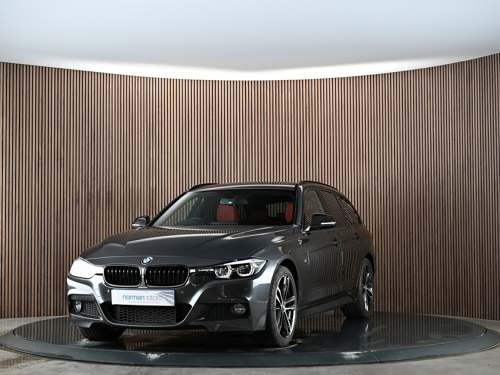 BMW 3 Series 3.0 330D M Sport Shadow Edition Touring YK18KRU Grey #6