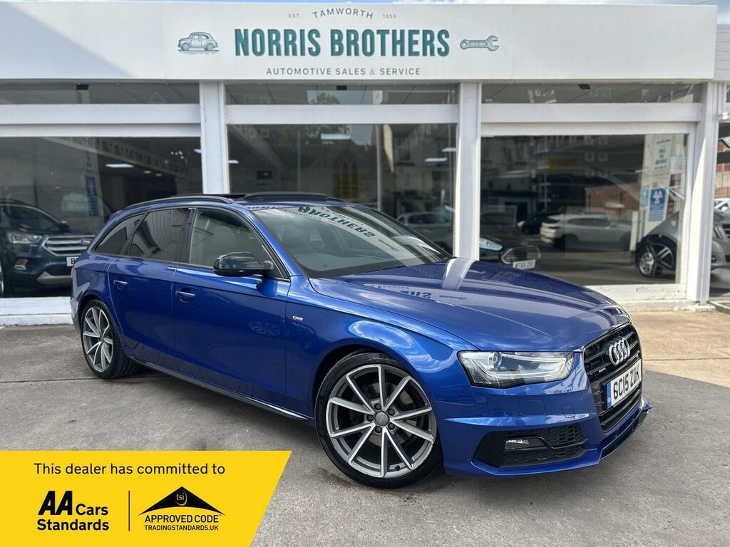Audi A4 Avant Estate 2.0 Tdi Black Edition Quattro Euro 6 Ss Blue