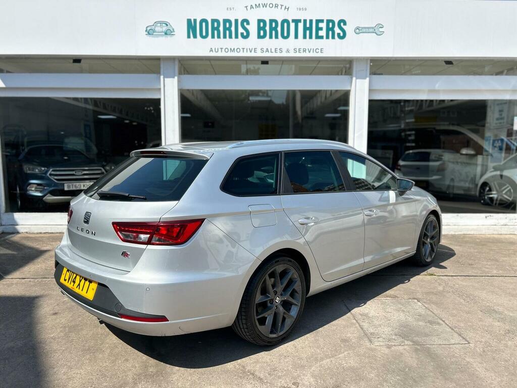 Seat Leon Estate 2.0 Tdi Cr Fr Sport Tourer Dsg Euro 5 Ss Silver #5