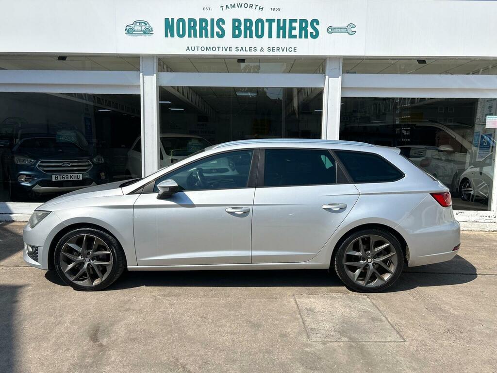 Seat Leon Estate 2.0 Tdi Cr Fr Sport Tourer Dsg Euro 5 Ss Silver #6