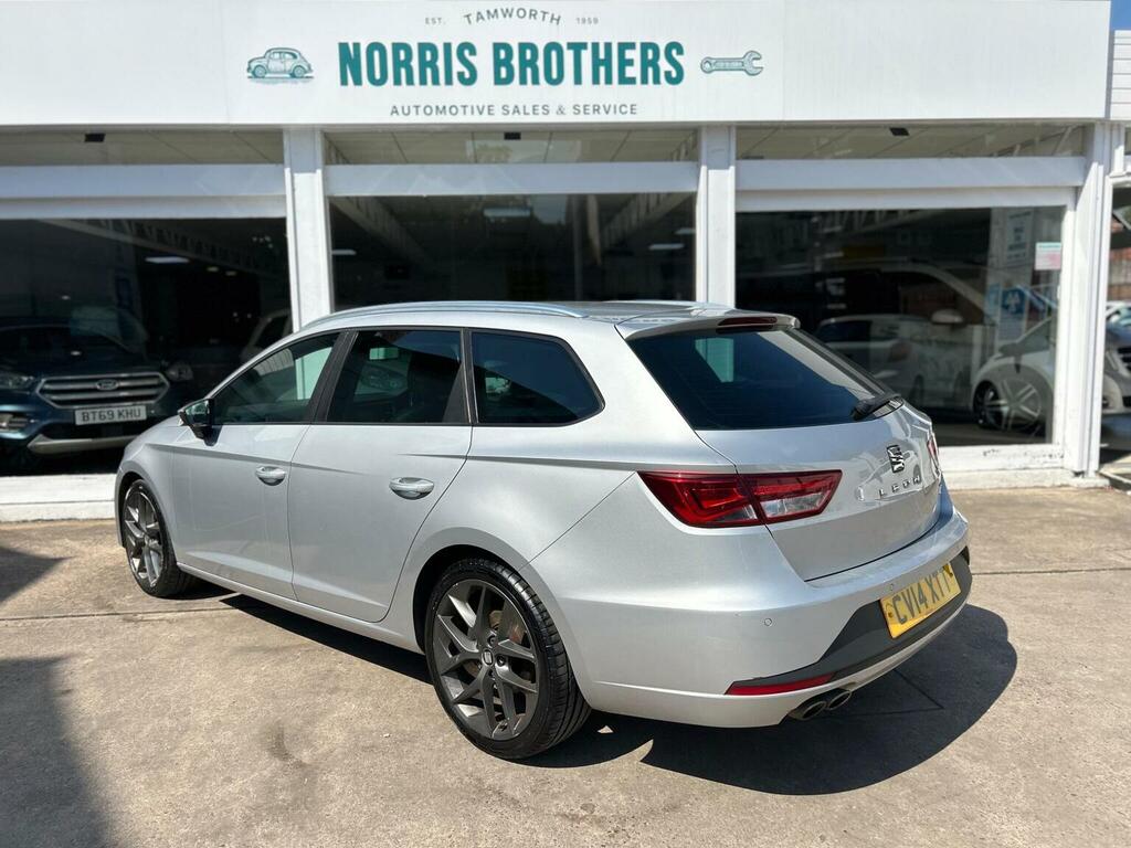 Seat Leon Estate 2.0 Tdi Cr Fr Sport Tourer Dsg Euro 5 Ss Silver #4