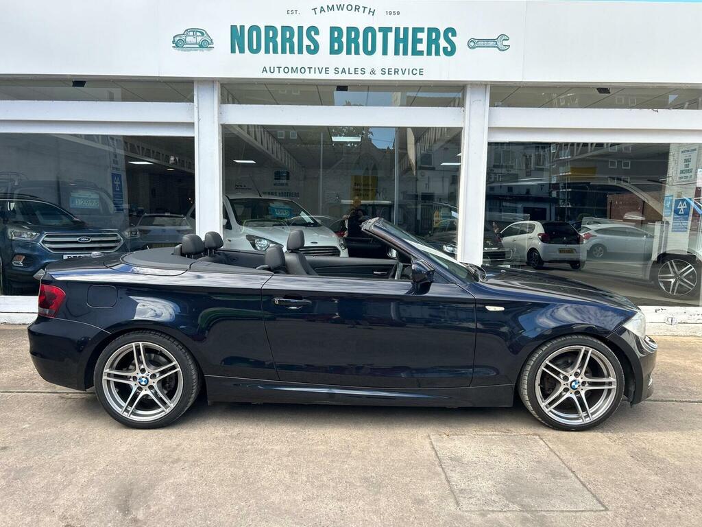 BMW 1 Series Convertible 2.0 120D Sport Plus Edition Euro Black #6