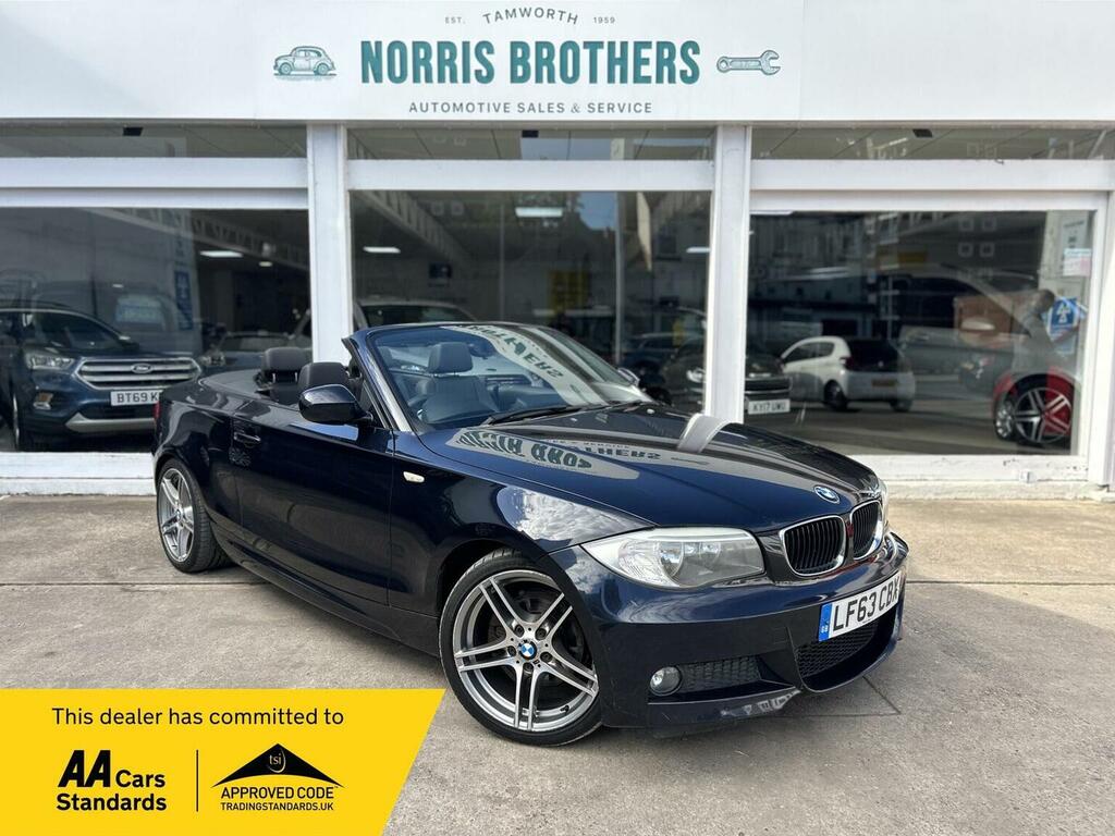 BMW 1 Series Convertible 2.0 120D Sport Plus Edition Euro Black