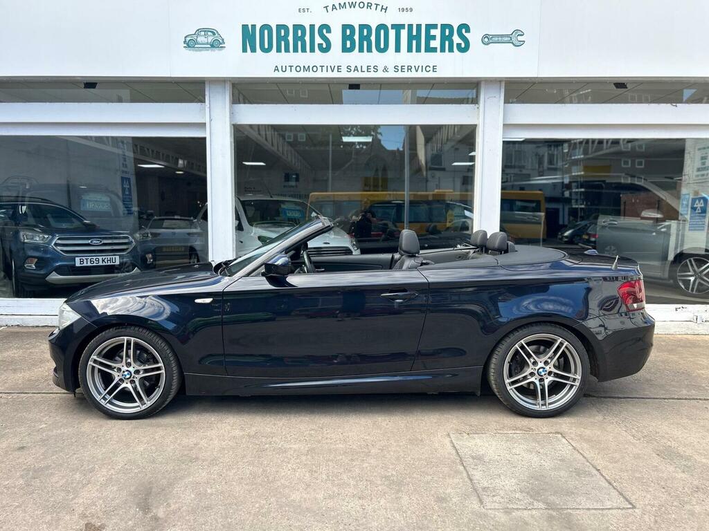 BMW 1 Series Convertible 2.0 120D Sport Plus Edition Euro Black #5