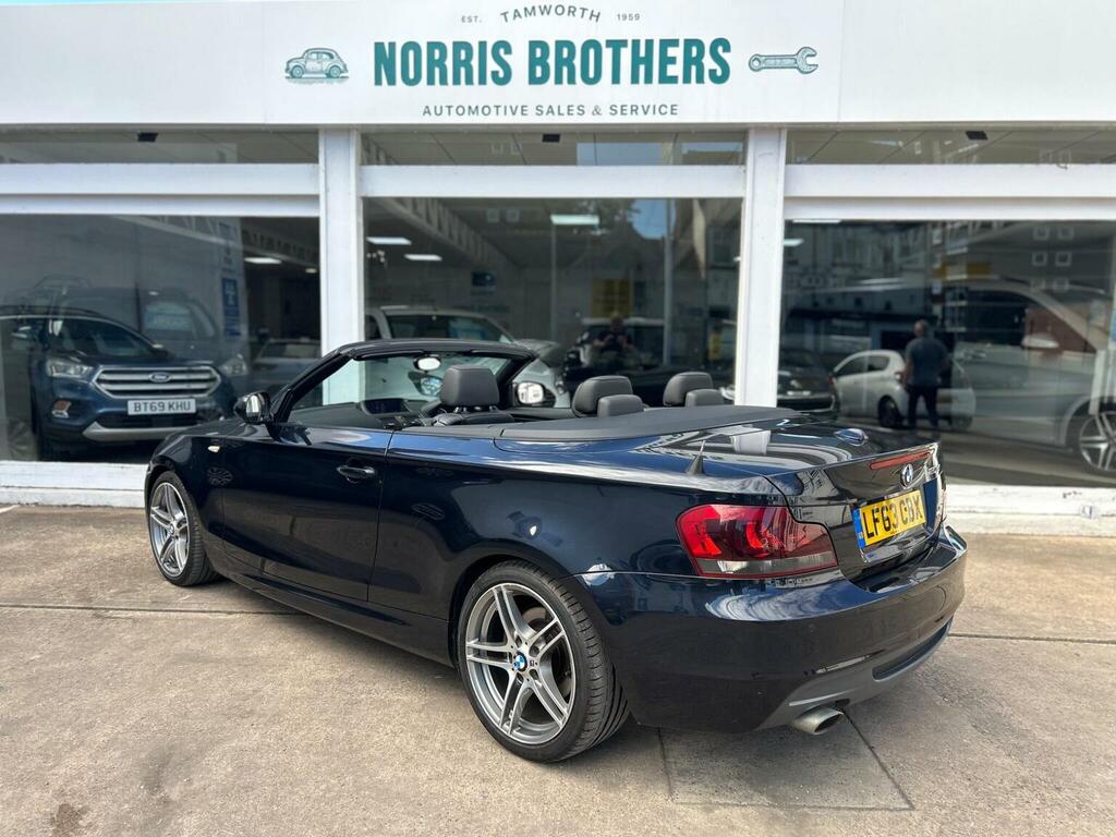 BMW 1 Series Convertible 2.0 120D Sport Plus Edition Euro Black #3