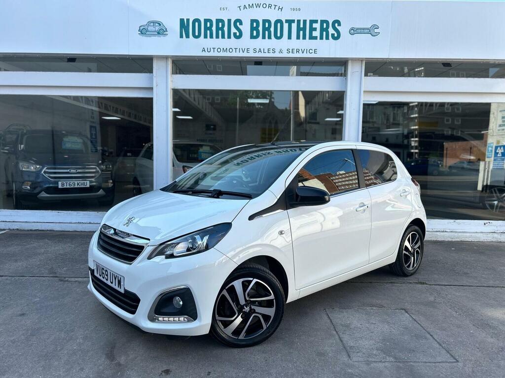 Peugeot 108 Hatchback 1.0 Allure Euro 6 Ss 201969 VU69UYW White #3
