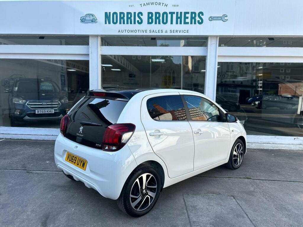 Peugeot 108 Hatchback 1.0 Allure Euro 6 Ss 201969 VU69UYW White #5