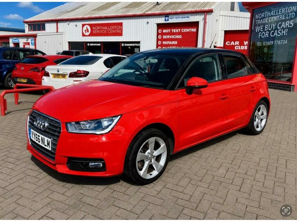 Audi A1 Tfsi Sport YY66NLM Red #4