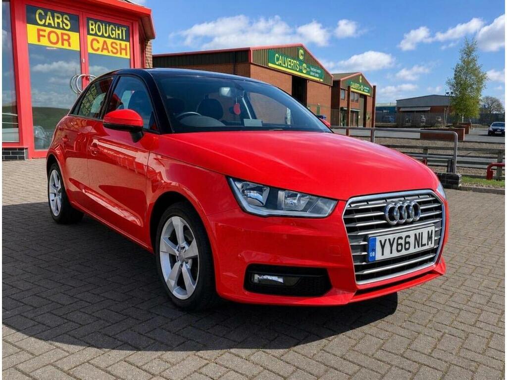 Audi A1 Tfsi Sport YY66NLM Red #2