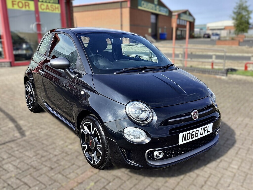 Fiat 500 S Black #3