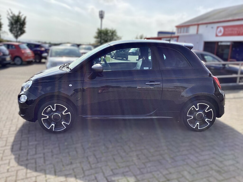 Fiat 500 S Black #6