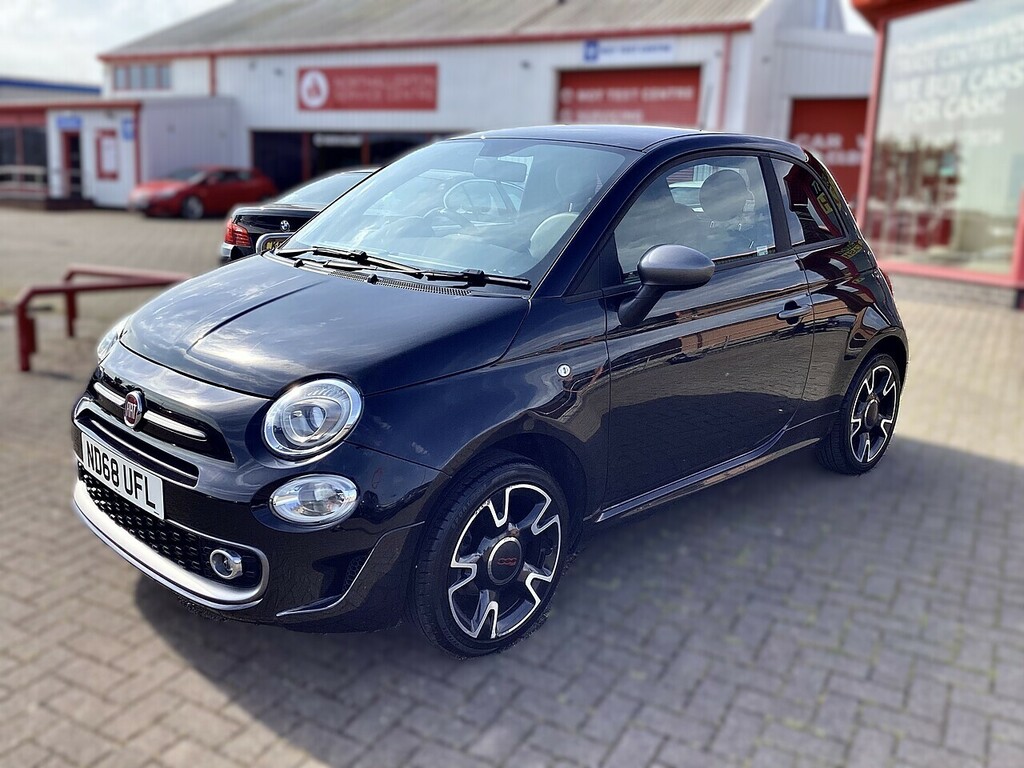 Fiat 500 S Black #5
