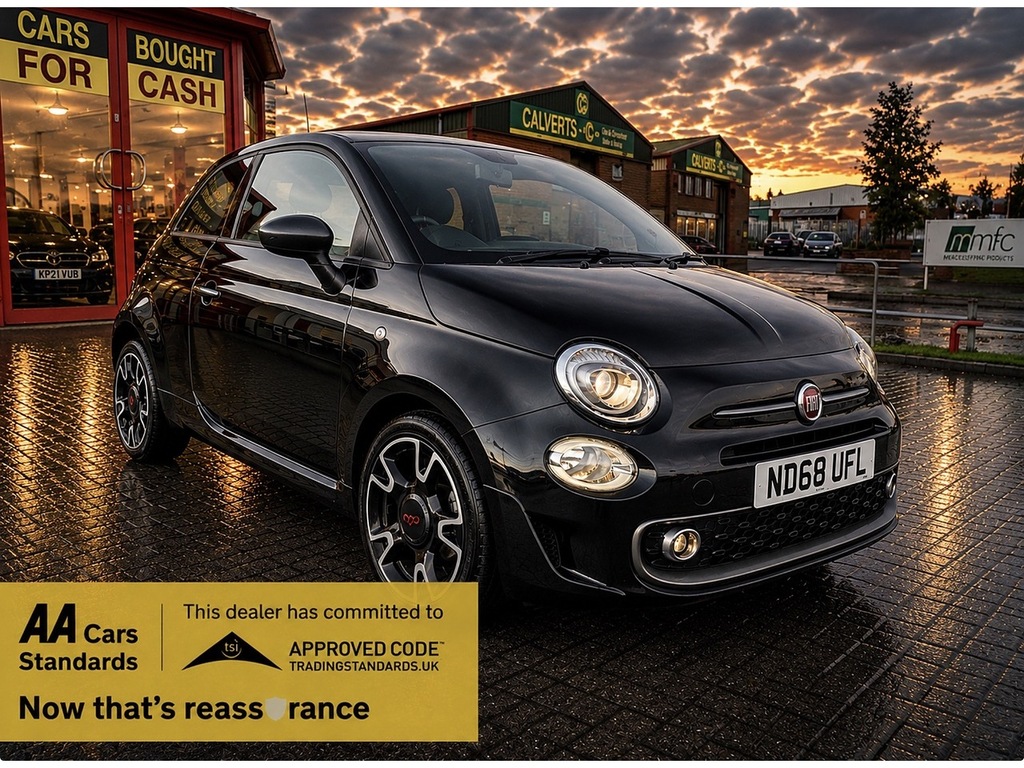 Fiat 500 S Black