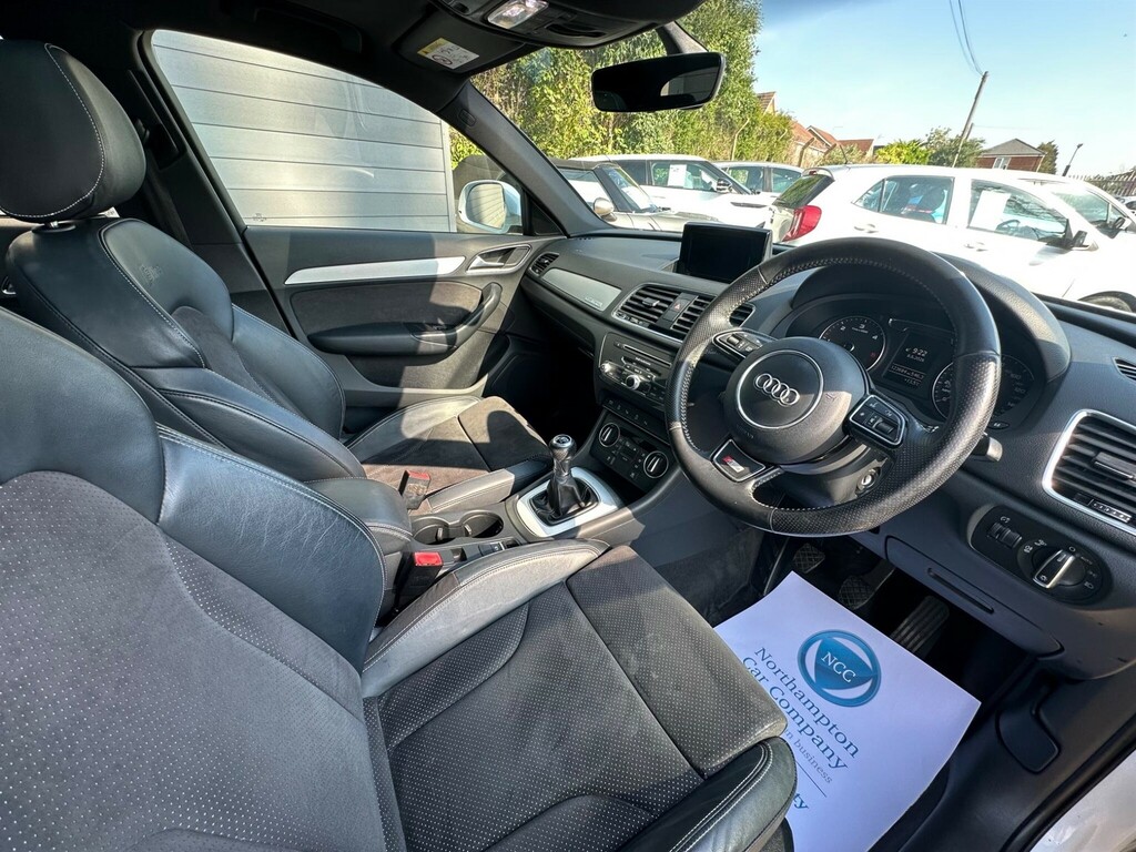 Audi Q3 2.0 Tdi S Line Plus Quattro Euro 6 Ss KP65VPL White #3