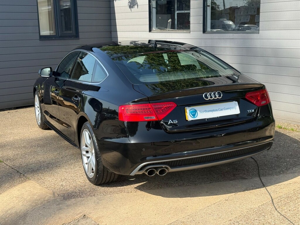 Audi A5 2.0 Tdi S Line Sportback Multitronic Euro 6 Ss KM16DPN Black #2